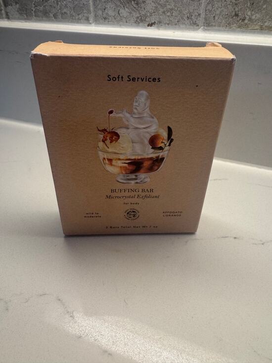 Other - Soft Services Affogato L'Orange Buffing Bar  (2-pack)